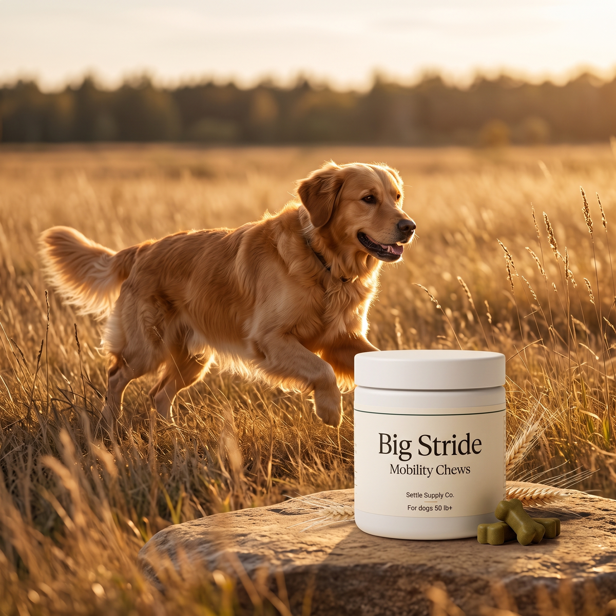 Big Stride Mobility Chews — outdoor social moment