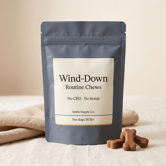 Wind-Down Routine Chews — hero product pouch